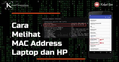 Cara Melihat MAC Address HP dan Laptop